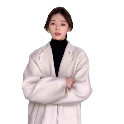 Haut Femme basic à Manches Bouffantes et Col Montant