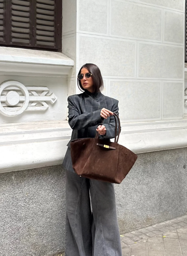 Veste Femme Élégante à Col Montant et Motif à Carreaux