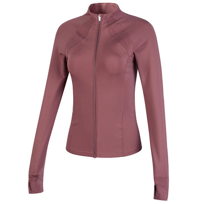Veste de sport zippée sculptante – Élégance & performance