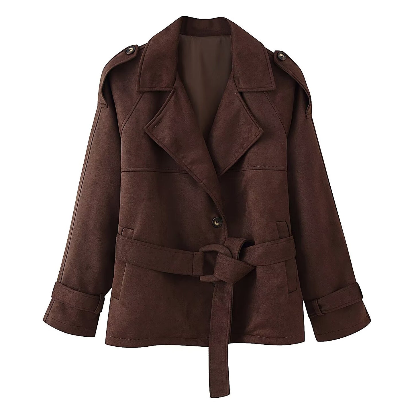 Veste ceinturée premium – Silhouette élégante