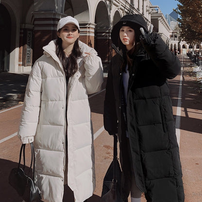 Long Winter Puffer Coat