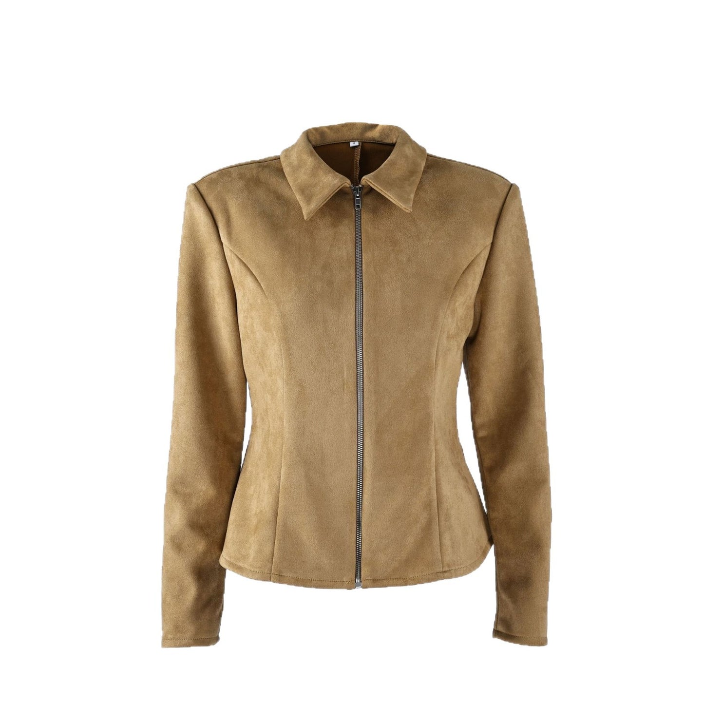 Veste zippée ajustée – Élégance structurée